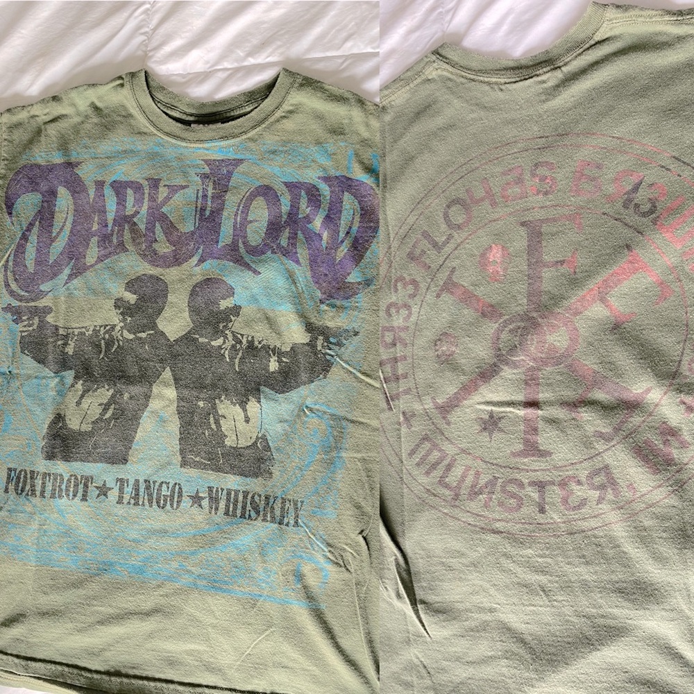 Dark Lord Foxtrot Tango Whiskey Double Sided Tee